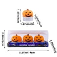 thumbnail image 3 of 3-Pack Halloween Pumpkin Scented Candles - Fall Festive Decorative Candles, Cute Table Centerpiece for Home Halloween Party Favors, 3 of 3