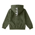 thumbnail image 2 of Vedolay Boys 2023 Suit Jackets Toddler Boy's Print Zip Jacket Hooded Lightweight Windbreaker Outerwear,Army Green 9-12 Months, 2 of 5