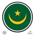 thumbnail image 1 of Mauritania Flag - 12" Vinyl Sticker Waterproof Decal, 1 of 1