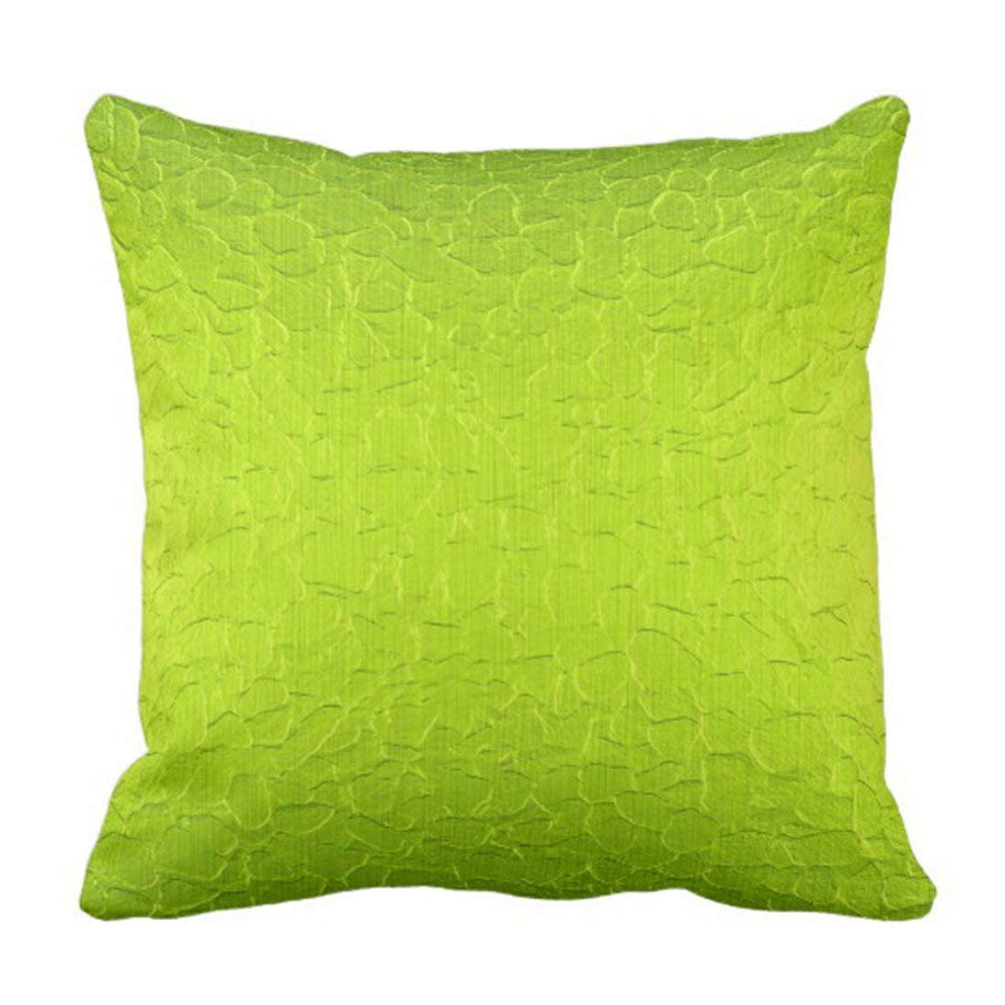 WOPOP Cute Luxury Lime Green Modern Abstract Girly Pillowcase Cushion
