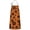 Orange and Brown, variant on Pink and Black Of Leopard Print Apron-Garden Aprons for Women with Pockets-Cotton Linen Waterproof Kitchen Cooking Gardening Aprons Adjustable for Kitchen,Cooking,BBQ and Salon 33x27 Inch