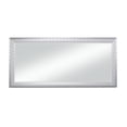 thumbnail image 2 of Benzara BM205953 Stylish Rectangular Polystyrene Framed Leaner Mirror, Metallic Silver, 2 of 2