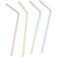 thumbnail image 6 of Comfy Package 7.75” Flexible Straws Drinking Plastic Disposable Bendy Straws, 200-Pack Striped Assorted, 6 of 8