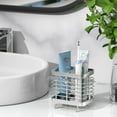 thumbnail image 4 of Luxspire Toothbrush Holders for Bathroom, Stainless Steel Electric Toothbrush Holder Wall Mounted, Shower Toothbrush Toothpaste Holder, Bathroom Organizer Essentials, 2 Slots, Silver, 4 of 9