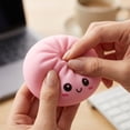 thumbnail image 5 of Glitter Colorful Dumpling Squishy, Cute Squishy Dumpling Large, Squishy Dumpling Doll with Cute Expressions, Silicone Bun Sensory Fidget Dolls, Hand Pinching Decompression Dolls, 5 of 8
