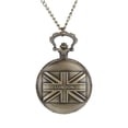 thumbnail image 1 of Heliisoer Personalized Pattern Steampunk Vintage Quartz Roman Numerals Pocket Watch, 1 of 1