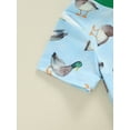 thumbnail image 6 of Musuos Toddler Boys Summer Shorts Sets 6 12 18 24M 3Y Short Sleeve Duck Print Tops and Drawstring Shorts Sets Casual Clothes, 6 of 9