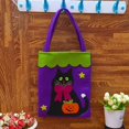 thumbnail image 4 of Halloween Tote Gift Bags Colorful for Teens,6 Patterns Design Trick or Treat Bags for Party Favor Supplies,Reusable Goody Candy Bag,Halloween Snacks Goodie Bag Bulk Portable Non-woven Bag, 4 of 6