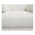 thumbnail image 5 of Pemberly Row Modern Chenille Fabric Swivel Glider Recliner in Ivory, 5 of 8