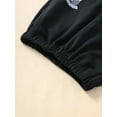 thumbnail image 6 of YONGHS Boys Sweatsuit Set 2 Piece Hoodie Sweatshirt and Jogger Sweatpants Black 2-3, 6 of 7