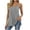 Gray, variant on Mafeati Flowy Tank Tops for Women Plus Size Pleated Camisoles Spaghetti Strap Scoop Neck Shirts Base Layers Gray 3XL