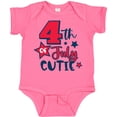 thumbnail image 3 of Inktastic 4th of July Cutie with Stars Boys or Girls Baby Bodysuit, 3 of 5