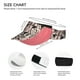 thumbnail image 3 of Balery Pink Cheetah Art Gorra deportiva con visera ajustable para mujer y hombre (talla única), 3 of 7