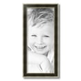 thumbnail image 2 of ArtToFrames 9" x 21" Black Panel With Silver Lip Picture Frame, 9x21 inch Multi Wood Poster Frame (WOM-5093),  Pack, 2 of 7