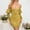 Yellow, variant on Gspmoly Womens Dresses, Women'S Sexy Sequin Wrapped Chest Short Skirt with Sky V Shoulder Fashionable Dress Wedding Dresses for Women up to 65% Off