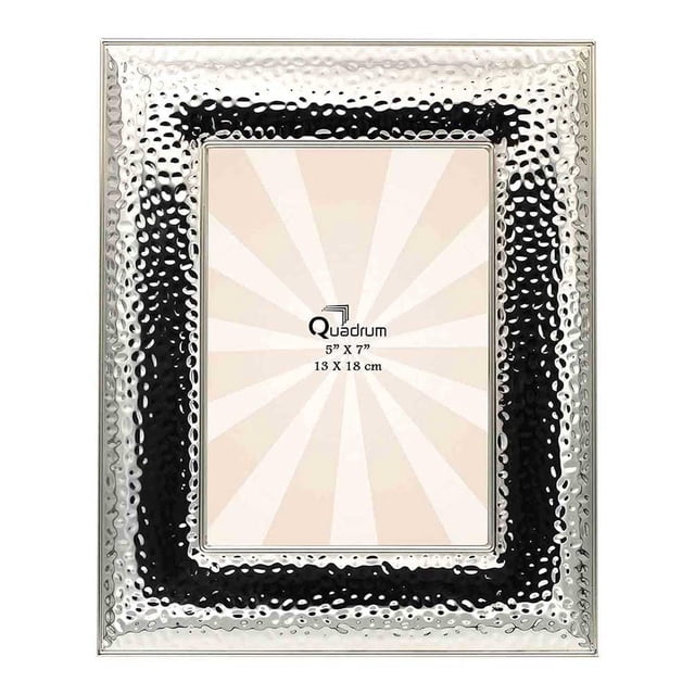 SET PORTARRETRATO 5X7 Hodeco AGNES PLATA 2 PZS 25X1.5X20.5CM