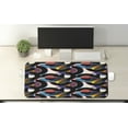 thumbnail image 2 of Retro Computer Mouse Pad, Geometrical Theme Abstract Shapes and Colorful Circles in Vintage Style Theme, Rectangle Non-Slip Rubber Mousepad X-Large, 35" x 15" Gaming Size, Multicolor, by Ambesonne, 2 of 2