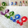 thumbnail image 4 of Soporte para cepillo de dientes con ventosa, 4 piezas, soporte para cepillo de dientes de pared, soporte para cepillo de dientes antibacteriano para baño (azul, verde, rojo y morado), 4 of 5