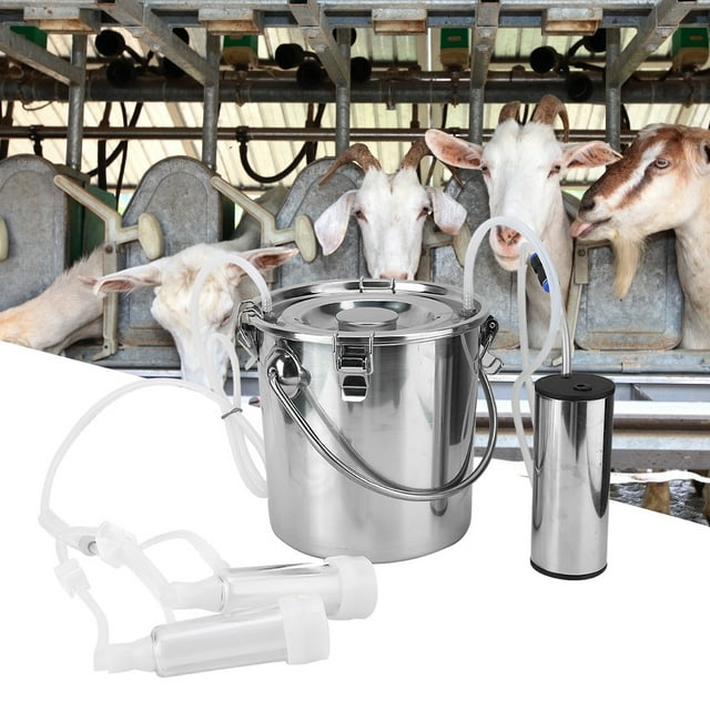 Ordeñadora Para Vacas, Ordeñadora Eléctrica Recargable Para Vacas, Máquina De Ordeño Portátil Con Pulsación De Succión Ajustable, Equipo De Ordeño