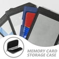 thumbnail image 3 of TABLZONE Memory Card Storage Box Card Organizer Card Case Grey PVC 1Set, 3 of 6