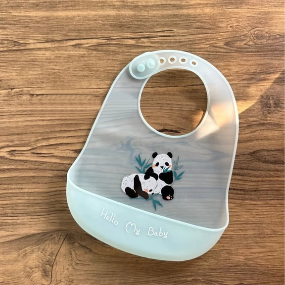 GOLDCOLIN Silicone Bibs for Babies & Toddlers,Soft Adjustable Bibs with Pocket Food Catcher for Baby Girl,Boy