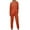 Orange, variant on Womens Fall Fashion 2025 Women's Color Loose Casual Two-piece Sets Long Sleeve Shirt Blouse And Pants Set With Pocket