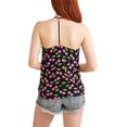 thumbnail image 2 of Juniors' Caged Y-Back Woven Cami, 2 of 2