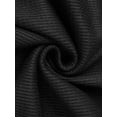 thumbnail image 5 of Conjunto de pijama de tank top para mujer INSPIRE CHIC, pantalones de pierna ancha de punto waffle, conjunto de 2 piezas, color negro, 5 of 5