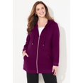 thumbnail image 2 of Catherines Women's Plus Size Cloud Knit French Terry Zip-Front Hoodie, 2 of 4