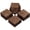 Brown-wood grain cross, variant on Yaheetech Set of 27 Interlocking Wood Flooring Tiles for Garden, Wood