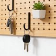 thumbnail image 4 of Luxshiny 20Ud Para Pegboard De Plástico Negro Para Organización En Y Taller, 4 of 8