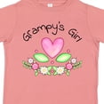 thumbnail image 4 of Inktastic Grampy's Girl- Heart Flowers Girls Toddler T-Shirt, 4 of 5