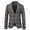 Dark Gray, variant on Vedolay Men's Suit Jackets Mens Casual Open Front Long Sleeve Work Business Lapel Blazers Jacket,Dark Gray XL