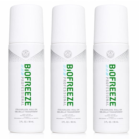 Biofreeze Professionnel Roll-On 89 ml (Lot de 3)