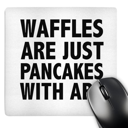 3dRose  WAFFLES ARE JUST PANCAKES WITH ABS  MousePad price history on PriceWatchPro