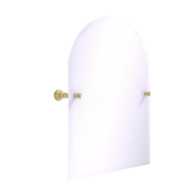 Miroir Inclinable Sans Cadre à Sommet Arqué de la Collection Carolina avec Bord Biseauté