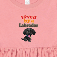 thumbnail image 4 of Inktastic Labrador Retriever Dog Black Lab Girls Baby Dress, 4 of 5