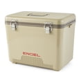 thumbnail image 1 of ENGEL 19 Quart Fishing Live Bait Dry Box Ice Cooler with Shoulder Strap, Tan, 1 of 10