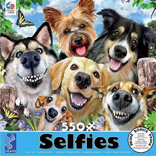 Ceaco: Selfies - Dog Delight Jigsaw Puzzle (550 pc)