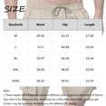 thumbnail image 3 of Nestiefly Mens Cargo Shorts Elastic Waist Drawstring Casual Work Outdoor Short Lightweight Summer Shorts with Multi Pocket Wine M, 3 of 6