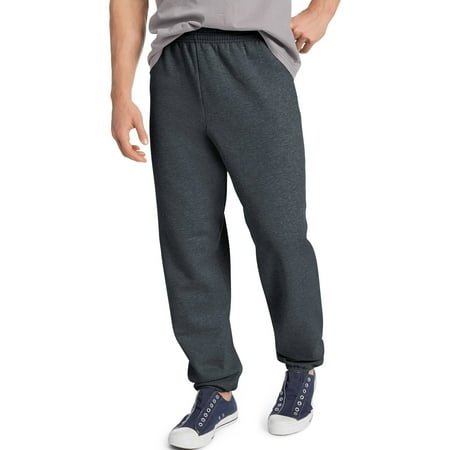 Hanes Men's EcoSmart Elastic Bottom 32 Inch Inseam Sweatpants