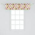 thumbnail image 2 of Ambesonne Dessert Window Valance, Yummy Candy Lollipop, 42" x 12", Multicolor, 2 of 3