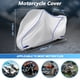 thumbnail image 2 of Cubierta de motocicleta universal, protector contra lluvia y polvo, tela ligera, impermeable, cubierta para scooter, 2 of 6