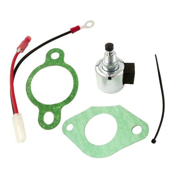 Carburetor Fuel Solenoid Kit 12-757-09 12-757-33-S 12-435-02-S 12-757-09-S 1275733 Fit for Kohler CV11 CV12 CV12.5 CV13 CV14 CV15 CV16 CH11 CH12 CH14 CH16, John Deere STX38 LX255 AM128242 AM128816