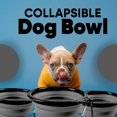 thumbnail image 7 of DOGGYLOVE Collapsible Dog Bowls – Portable Travel Dog Bowls – 34oz Food and Water Bowls for Dogs – with Carabineer Clip for Outdoors, 7 of 7