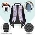 thumbnail image 4 of HUIACONG Middle School Backpack for Girls Age 10-12 Cute Axolotl Daisy Print Large Capacity Lightweight School Bag for Elementary Middle School Daily Use Back to School Gift, 4 of 7