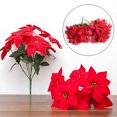 thumbnail image 4 of Flores y plantas de imitación Moyic 6 piezas Decoración del hogar Blanco, 4 of 6