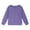 Purple, variant on Toddler Kids St. Patrick's Day Sweatshirt,Boys Girls Solid Color Crew Neck Long Sleeve Sweatshirt,Festive Casual Pullover Outfit,Size:13-14 Years