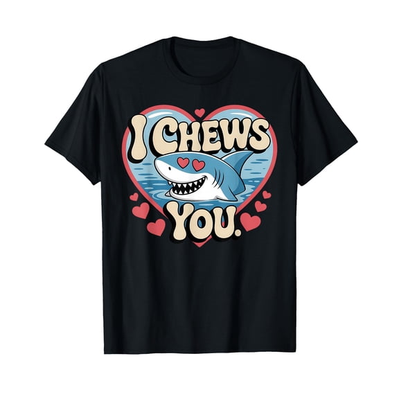 Funny Shark Love Pun T-Shirt for Valentine's Day Humor and Cute Gift