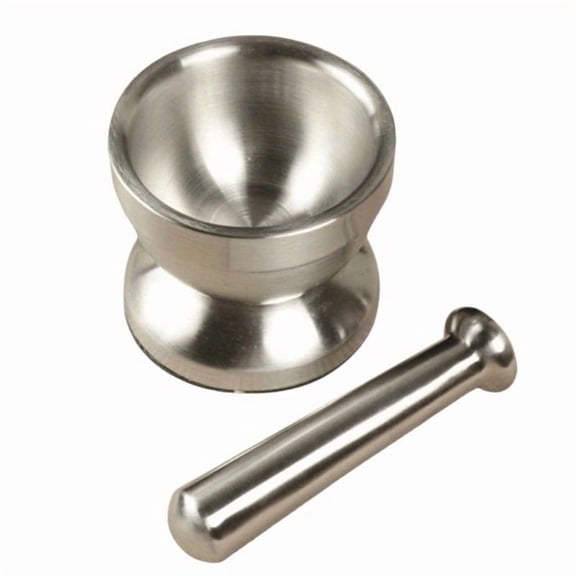 Stainless Steel Mortar and Pestle Set Manual Spice Grinder Sturdy and Durable Pounding Pot Food Grinder for Kitchen Utility Tools